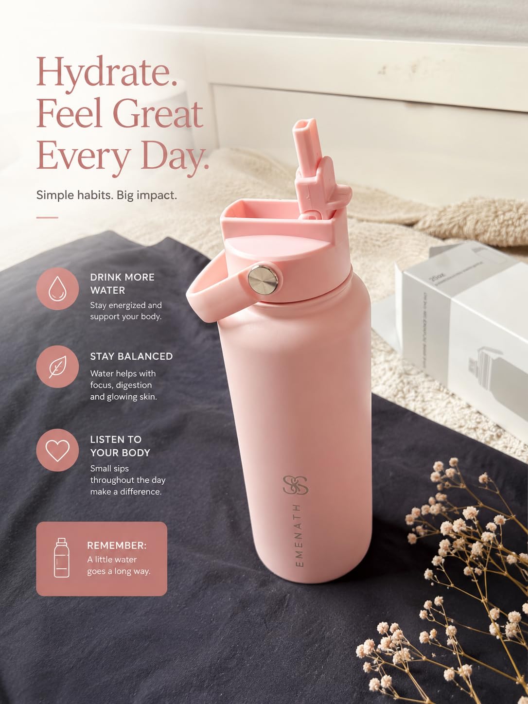 32oz Insulated Water Bottle