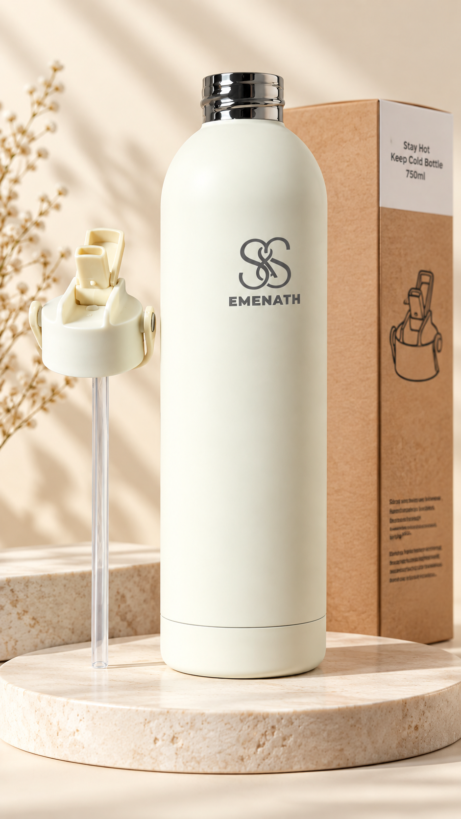 750ml insulated stainless steel bottle