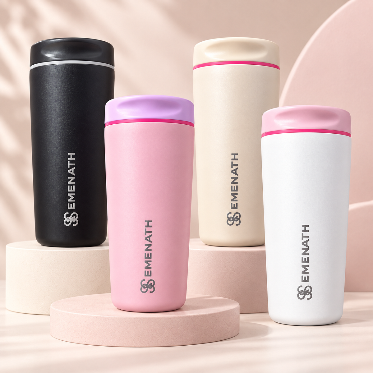 EMENATH 20 oz Insulated Stainless Steel Travel Cup Matte Finish